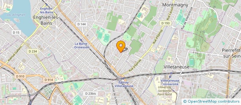 localisation de l'entreprise MONSIEUR ZACARIA OULASRI  DEUIL-LA-BARRE