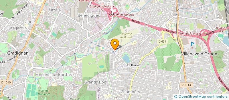 localisation de l'entreprise MONSIEUR ZACARIAS MALLAHI AAROUSSI  VILLENAVE-D'ORNON