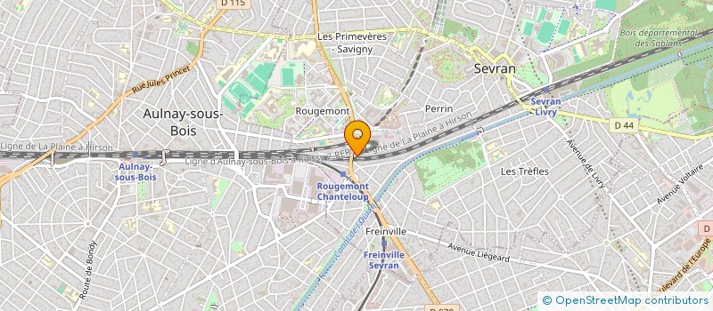 localisation de l'entreprise MONSIEUR ZACARYA HIANE  SEVRAN