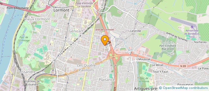localisation de l'entreprise MONSIEUR ZACCHARIA KELIL à LORMONT