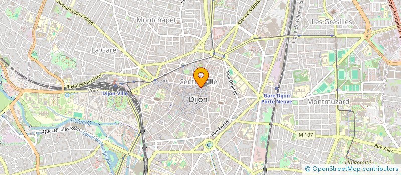 localisation de l'entreprise MONSIEUR ZACCHARY OUALI-TEMMAN à DIJON