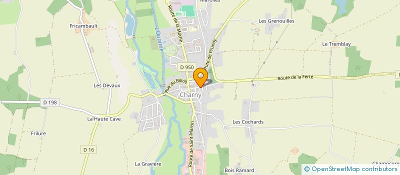 localisation de l'entreprise MONSIEUR ZACCHARY PINO à CHARNY OREE DE PUISAYE