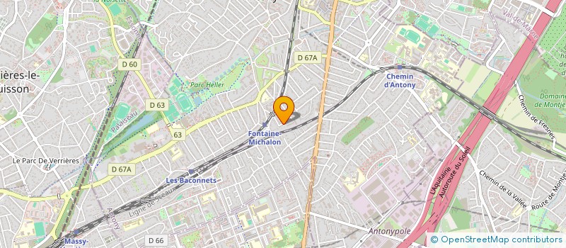 localisation de l'entreprise MONSIEUR ZACHARI ROUCAUD à ANTONY