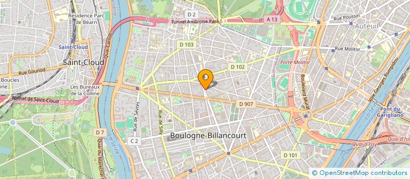 localisation de l'entreprise MONSIEUR ZACHARI ZION ELKOUBI à BOULOGNE-BILLANCOURT