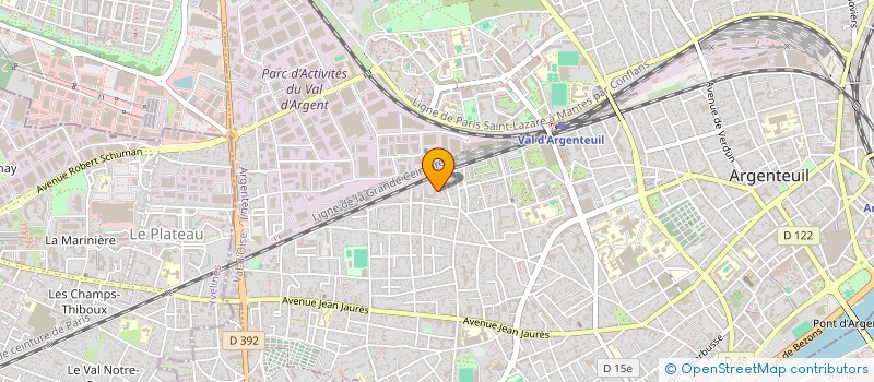 localisation de l'entreprise MONSIEUR ZACHARIA CHERIF à ARGENTEUIL