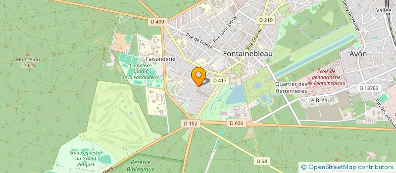 localisation de l'entreprise MONSIEUR ZACHARIA EL KADI à FONTAINEBLEAU