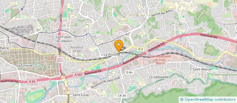 localisation de l'entreprise MONSIEUR ZACHARIA GHAROUZ  MARSEILLE 11EME