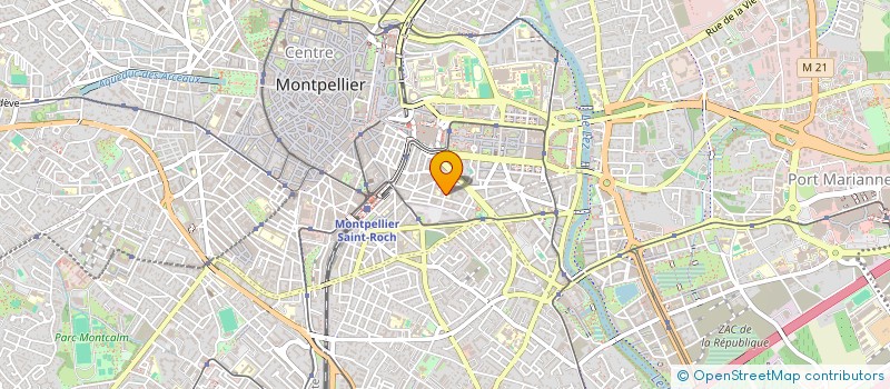 localisation de l'entreprise MONSIEUR ZACHARIA MANE à MONTPELLIER