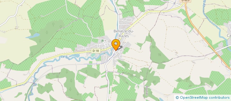localisation de l'entreprise MONSIEUR ZACHARIA MEHYAOUI  BELVEZE-DU-RAZES