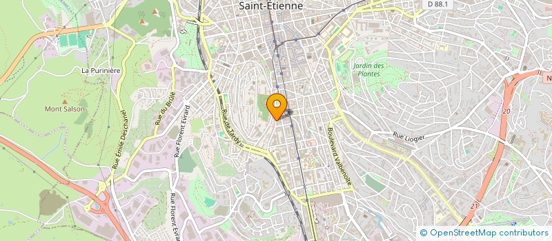 localisation de l'entreprise MONSIEUR ZACHARIA RAQI  SAINT-ETIENNE