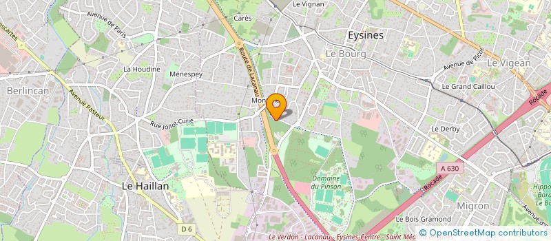 localisation de l'entreprise MONSIEUR ZACHARIE BAUER à EYSINES