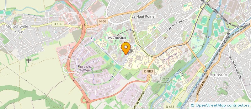 localisation de l'entreprise MONSIEUR ZACHARIE BOUTERAA à MULHOUSE