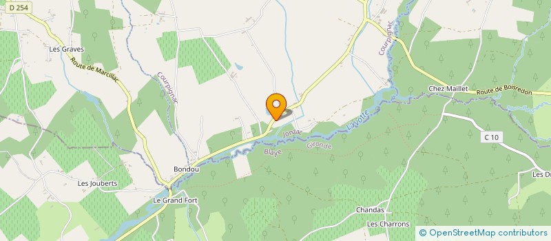 localisation de l'entreprise MONSIEUR ZACHARIE CHAUVET  COURPIGNAC