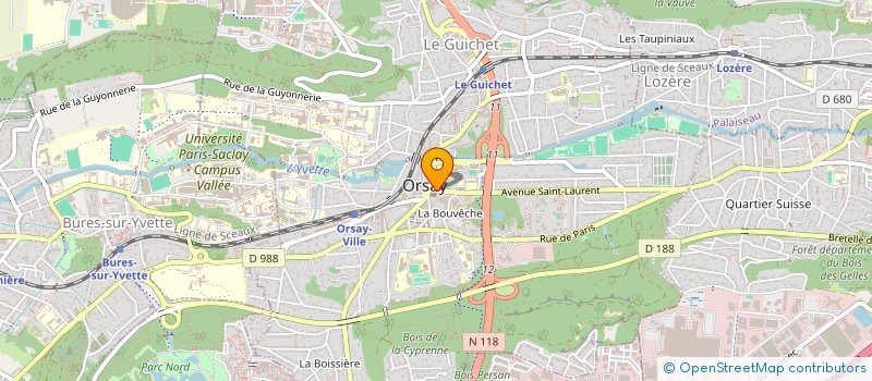 localisation de l'entreprise MONSIEUR ZACHARIE DEBARRE  ORSAY