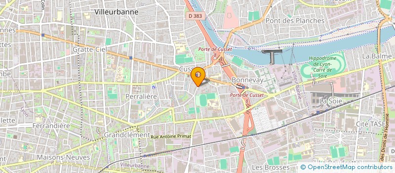 localisation de l'entreprise MONSIEUR ZACHARIE DENUEL à VILLEURBANNE