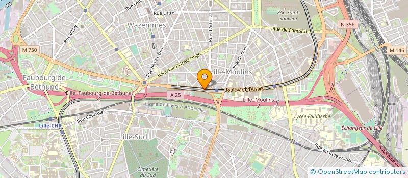 localisation de l'entreprise MONSIEUR ZACHARIE DRU à LILLE