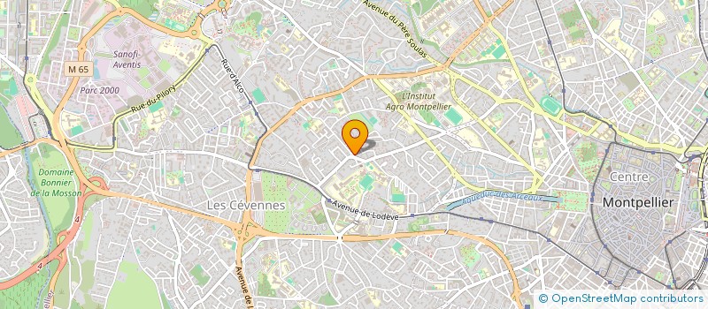 localisation de l'entreprise MONSIEUR ZACHARIE DUPONT à MONTPELLIER