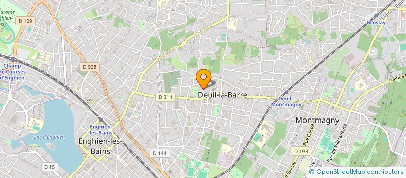 localisation de l'entreprise MONSIEUR ZACHARIE ECHEVIN  DEUIL-LA-BARRE