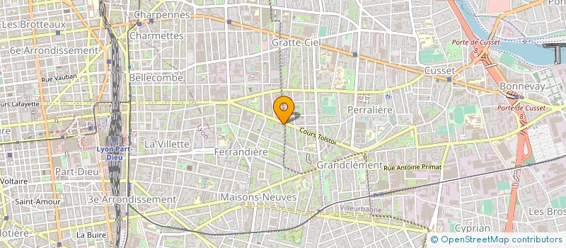 localisation de l'entreprise MONSIEUR ZACHARIE FERRAH à VILLEURBANNE