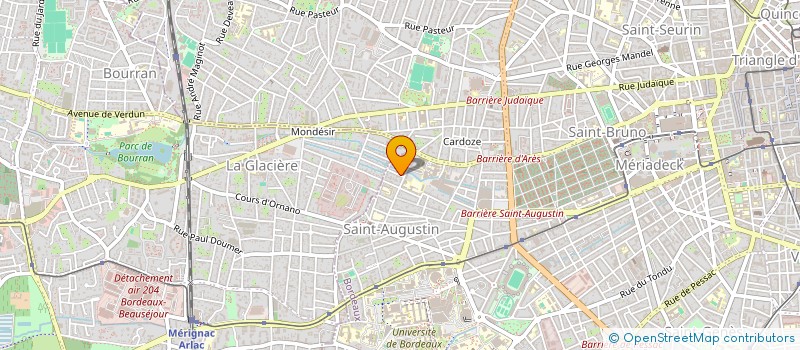 localisation de l'entreprise MONSIEUR ZACHARIE GANA  BORDEAUX