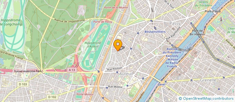 localisation de l'entreprise MONSIEUR ZACHARIE GUEZ  PARIS