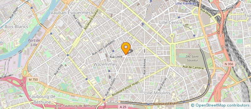 localisation de l'entreprise MONSIEUR ZACHARIE GUIDEZ à LILLE