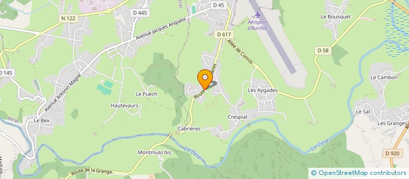 localisation de l'entreprise MONSIEUR ZACHARIE INCAURGARAT à ARPAJON-SUR-CERE