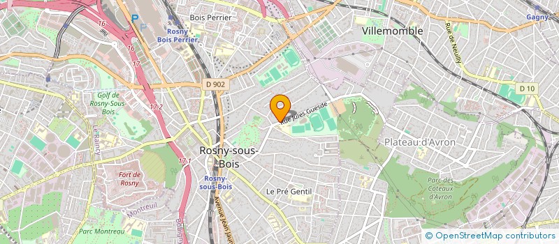 localisation de l'entreprise MONSIEUR ZACHARIE JULIAN-ROSA à ROSNY-SOUS-BOIS