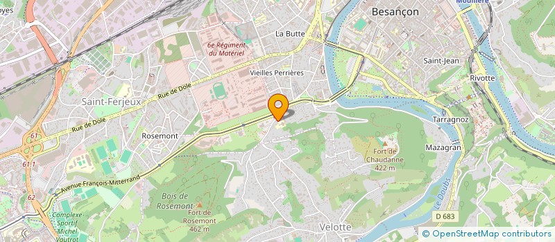 localisation de l'entreprise MONSIEUR ZACHARIE LASSOUT  BESANCON