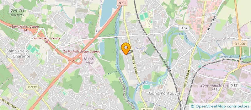 localisation de l'entreprise MONSIEUR ZACHARIE MALLIE  GOND PONTOUVRE