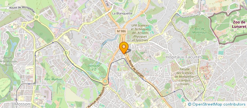 localisation de l'entreprise MONSIEUR ZACHARIE MAOUI à MONTPELLIER