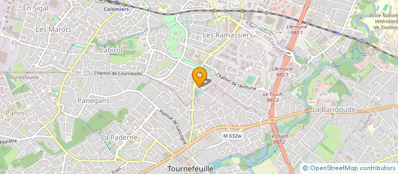 localisation de l'entreprise MONSIEUR ZACHARIE OULOUM à COLOMIERS