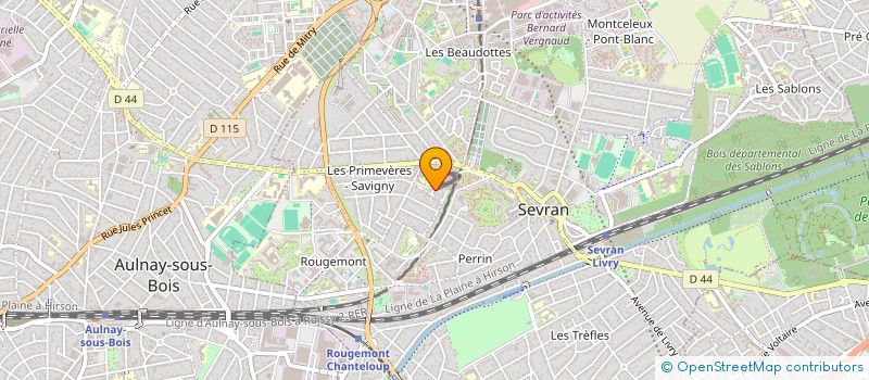 localisation de l'entreprise MONSIEUR ZACHARIE RAHMANI à SEVRAN
