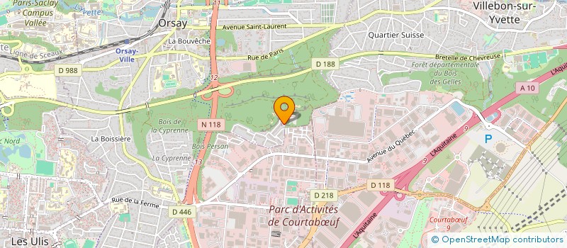 localisation de l'entreprise MONSIEUR ZACHARIE SADOUN  ORSAY