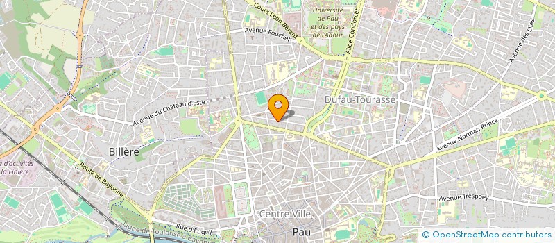 localisation de l'entreprise MONSIEUR ZACHARIE TAOUJI à PAU