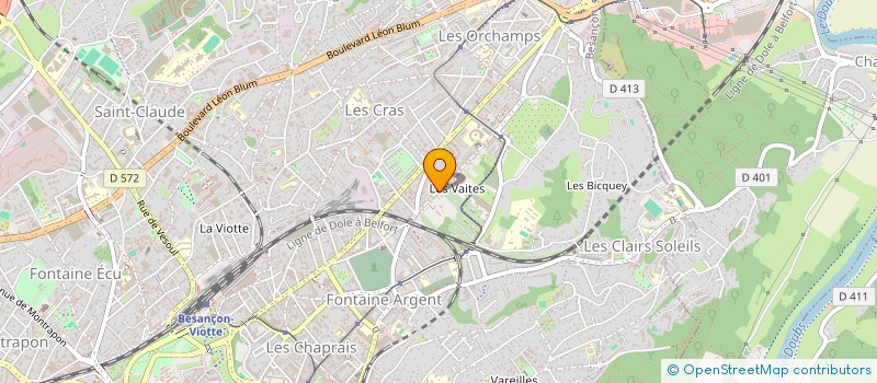localisation de l'entreprise MONSIEUR ZACHARY BOUNAZOU à BESANCON