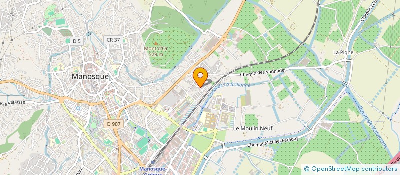 localisation de l'entreprise MONSIEUR ZACHARY ELLIOT à MANOSQUE