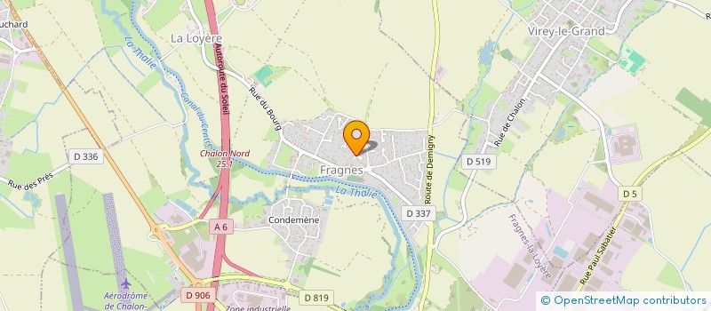 localisation de l'entreprise MONSIEUR ZACHARY ELMI  FRAGNES-LA LOYERE