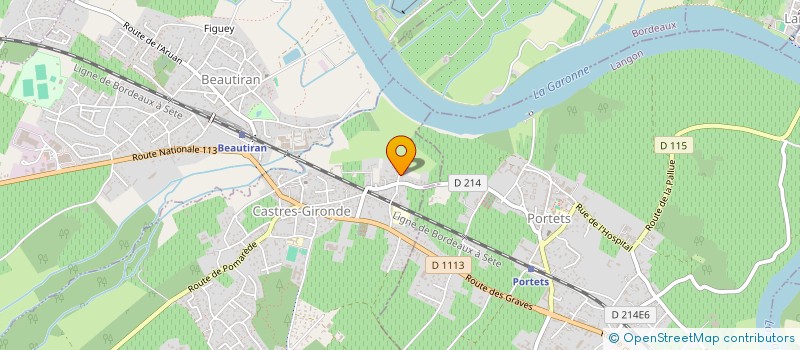 localisation de l'entreprise MONSIEUR ZACHARY GERBAULT  CASTRES-GIRONDE