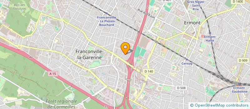 localisation de l'entreprise MONSIEUR ZACHARY GOUGEON  FRANCONVILLE