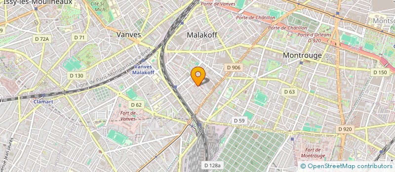 localisation de l'entreprise MONSIEUR ZACHARY MOUGENOT  MALAKOFF