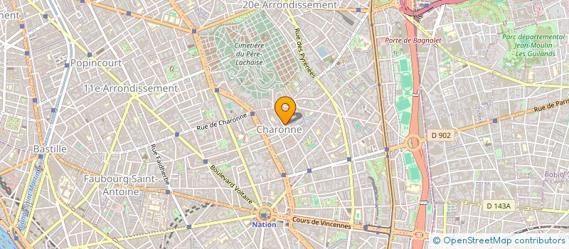 localisation de l'entreprise MONSIEUR ZACHARY MOUGENOT  PARIS