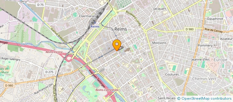 localisation de l'entreprise MONSIEUR ZACHARY PASCAUD  REIMS