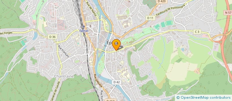 localisation de l'entreprise MONSIEUR ZACHEE FALLOT  EPINAL