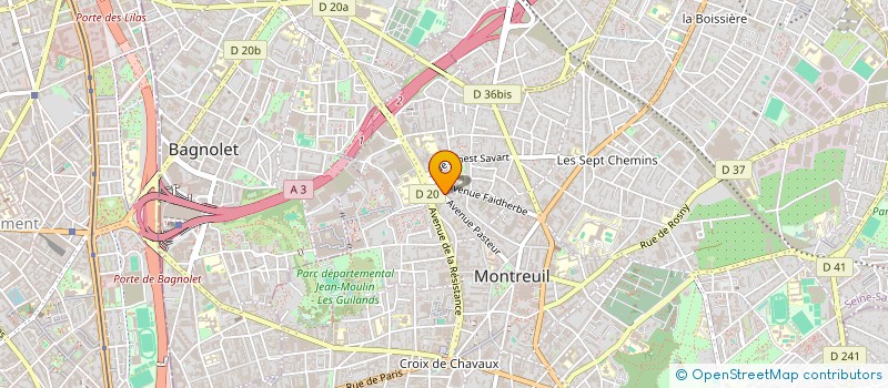 localisation de l'entreprise MONSIEUR ZACHEE ISSINGUI à MONTREUIL