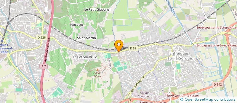 localisation de l'entreprise MONSIEUR ZACK ISHAQ  ENTRAIGUES-SUR-LA-SORGUE