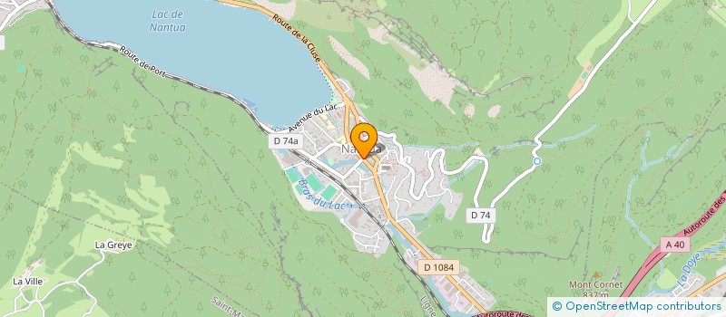 localisation de l'entreprise MONSIEUR ZACKARRIA SOUFFOU  NANTUA