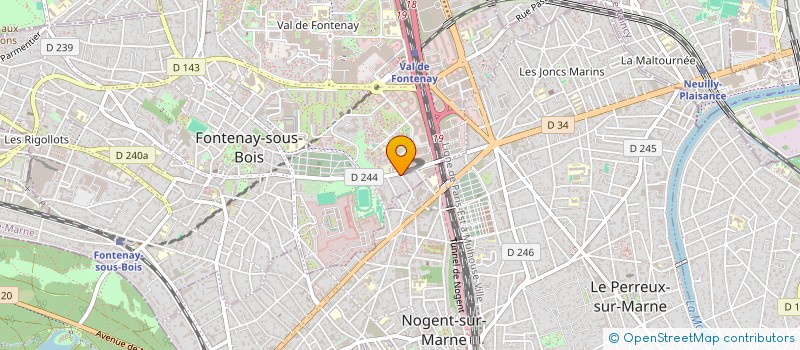 localisation de l'entreprise MONSIEUR ZACKARY BENAIM à FONTENAY-SOUS-BOIS