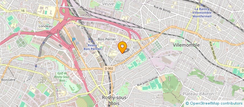localisation de l'entreprise MONSIEUR ZADI GUEBIE à ROSNY-SOUS-BOIS