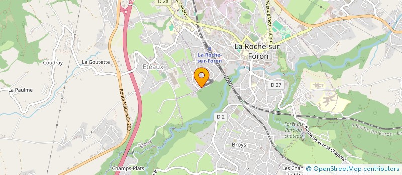 localisation de l'entreprise MONSIEUR ZADRAN DOWLATZAI  LA ROCHE-SUR-FORON